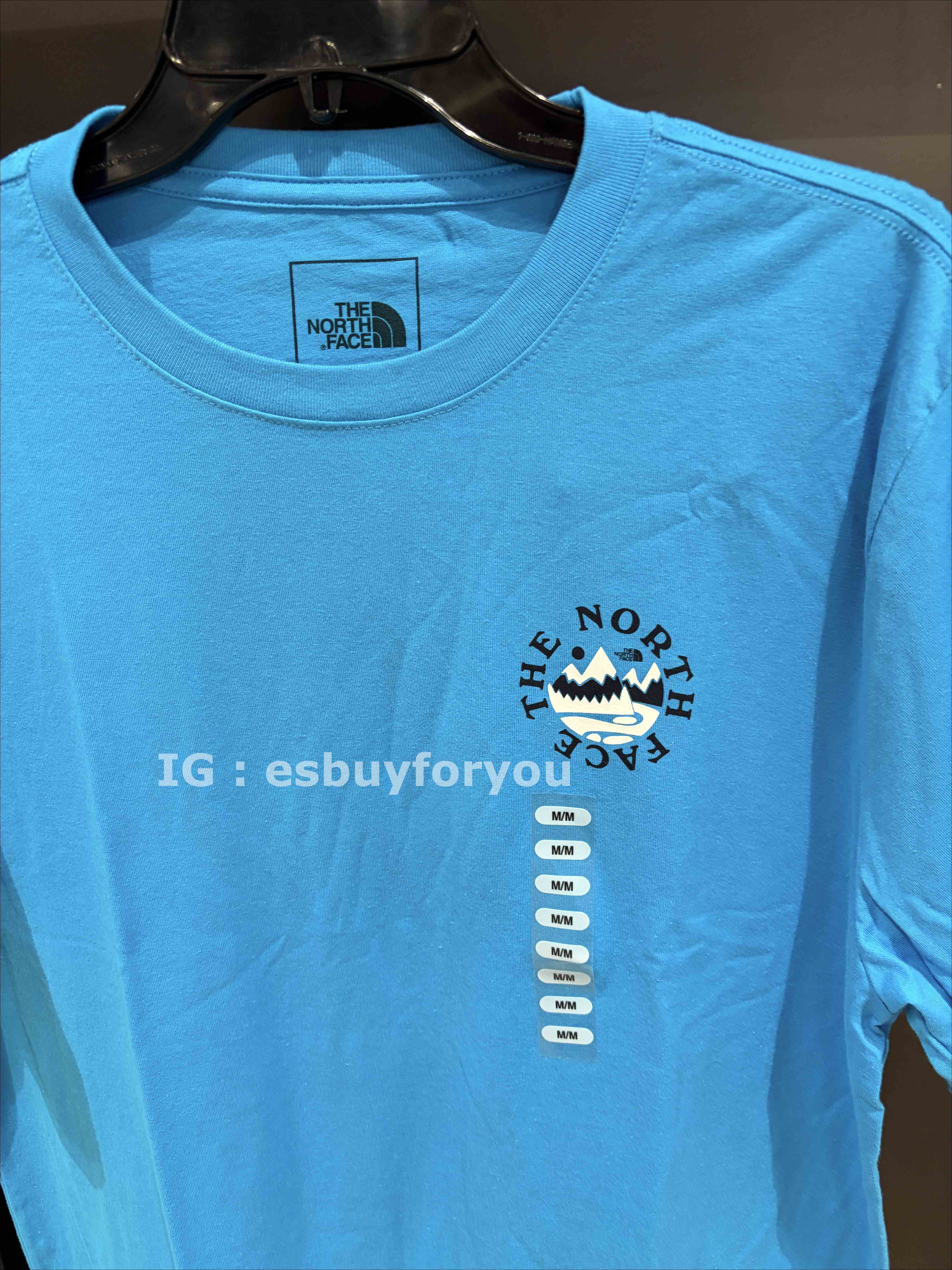 THE NORTH FACE 男大人 山脈小圖 短TEE
