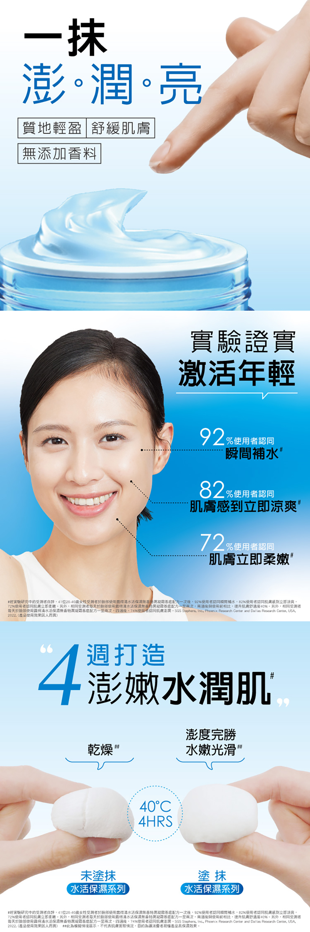 Neutrogena 水活保濕無香特潤凝霜 50g Hydro Boost升級配方