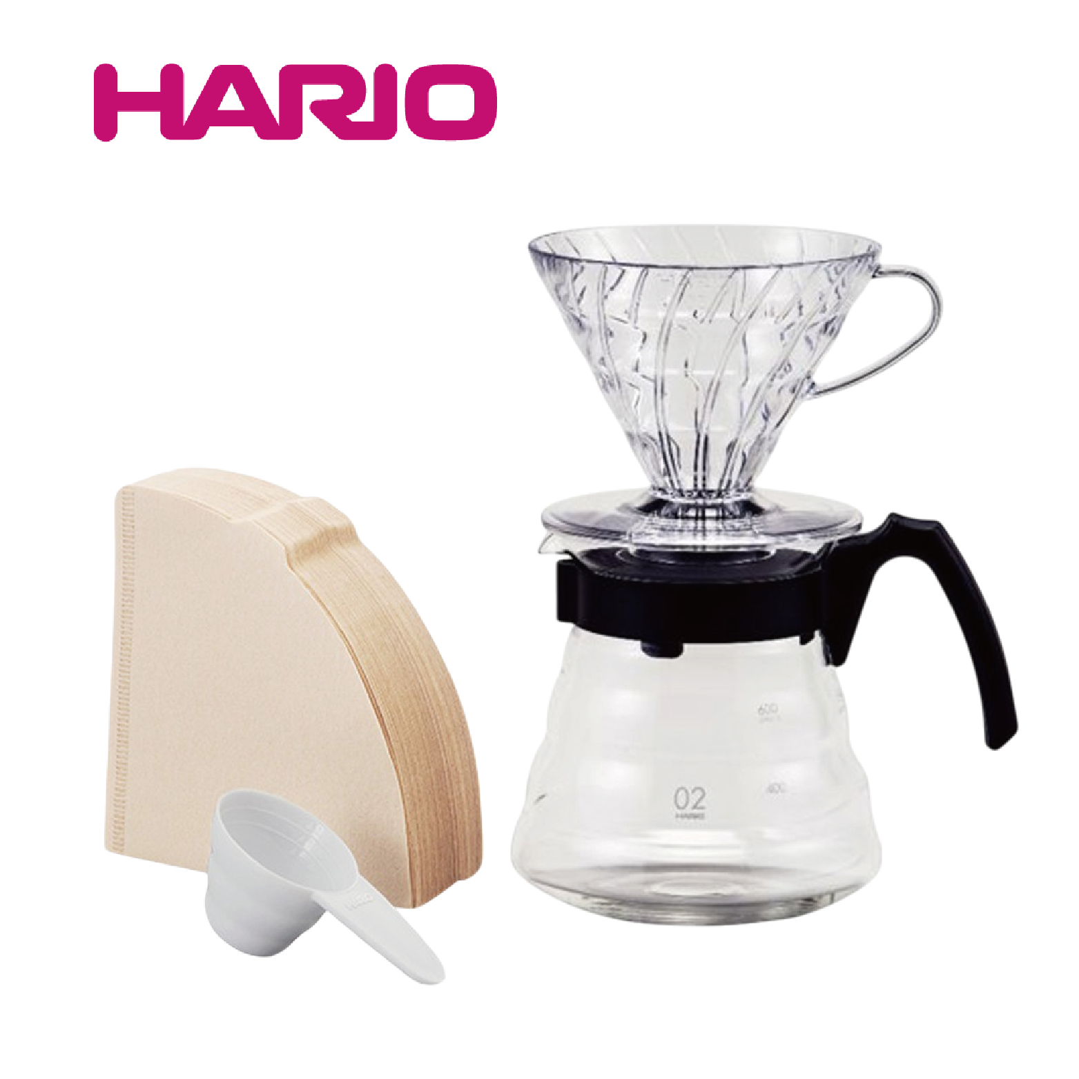 【HARIO】 100周年紀念手沖壺組｜VCND-02B-TW｜600ml