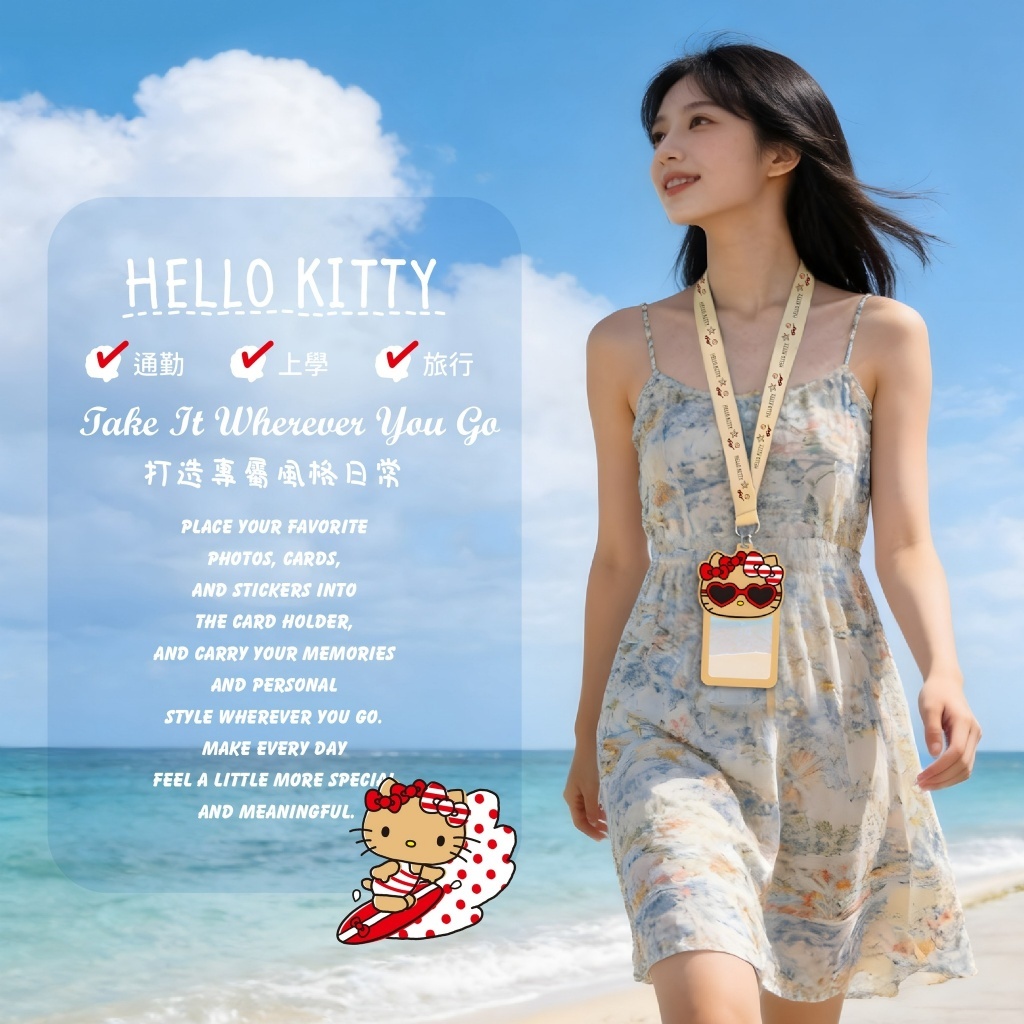 WSBB12282  Hello Kitty 造型卡套（9月上旬）