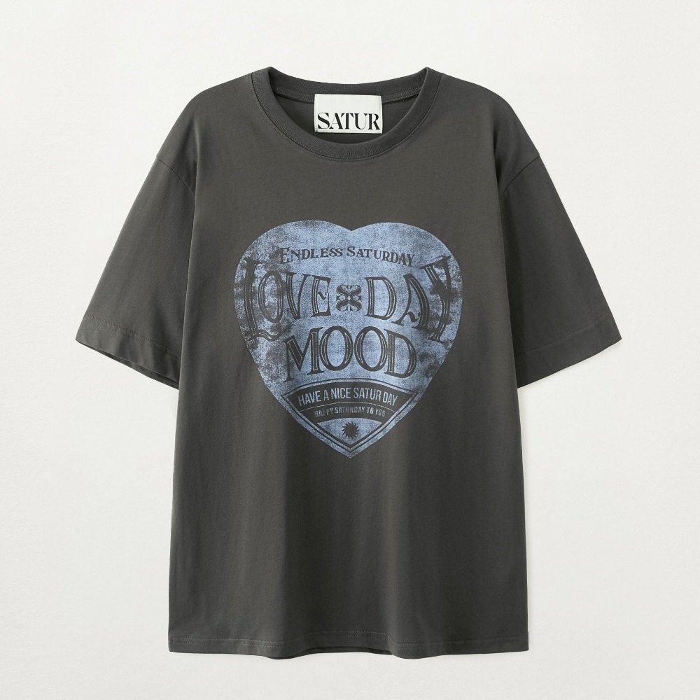 Satur｜SA262MTS11 Saturday Retro Mood Graphic T-Shirt [3 colors] S26