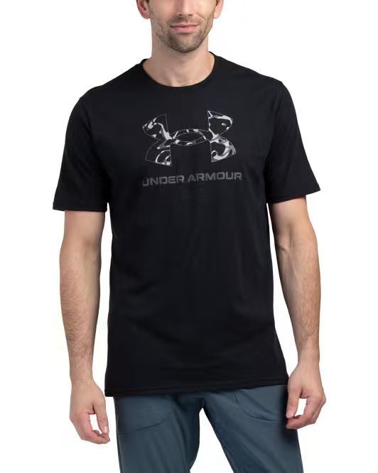 【預購】UNDER ARMOUR H071752 男裝印花短袖上衣 (黑色)