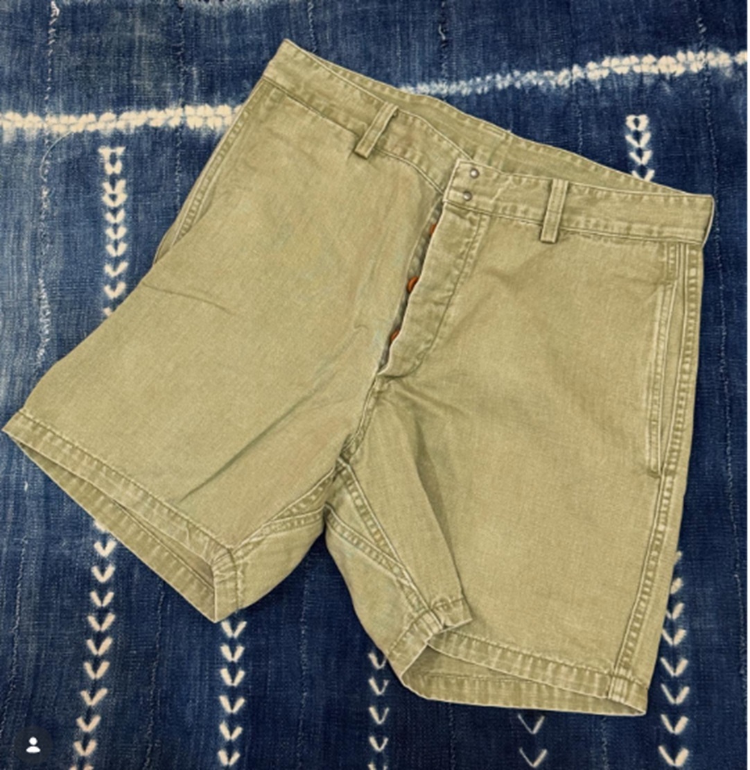 VISVIM PASTORAL SHIRTS HERRINGBONE (( USED A )) 中古美品 - KHAKI SIZE 2 PRE ORDER ITEM (預訂中)