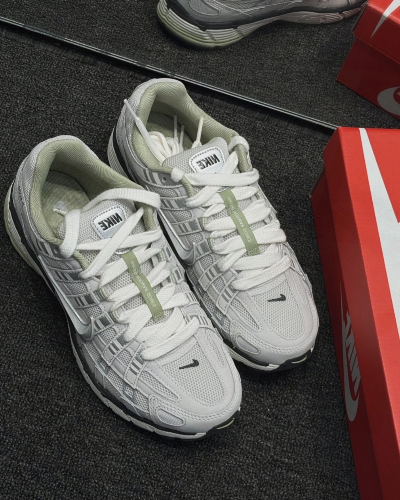 男鞋 NIKE P-6000 'Platinum Tint' 白灰 薄荷綠 休閒 復古鞋 老爹鞋【IV5761-094】PP6