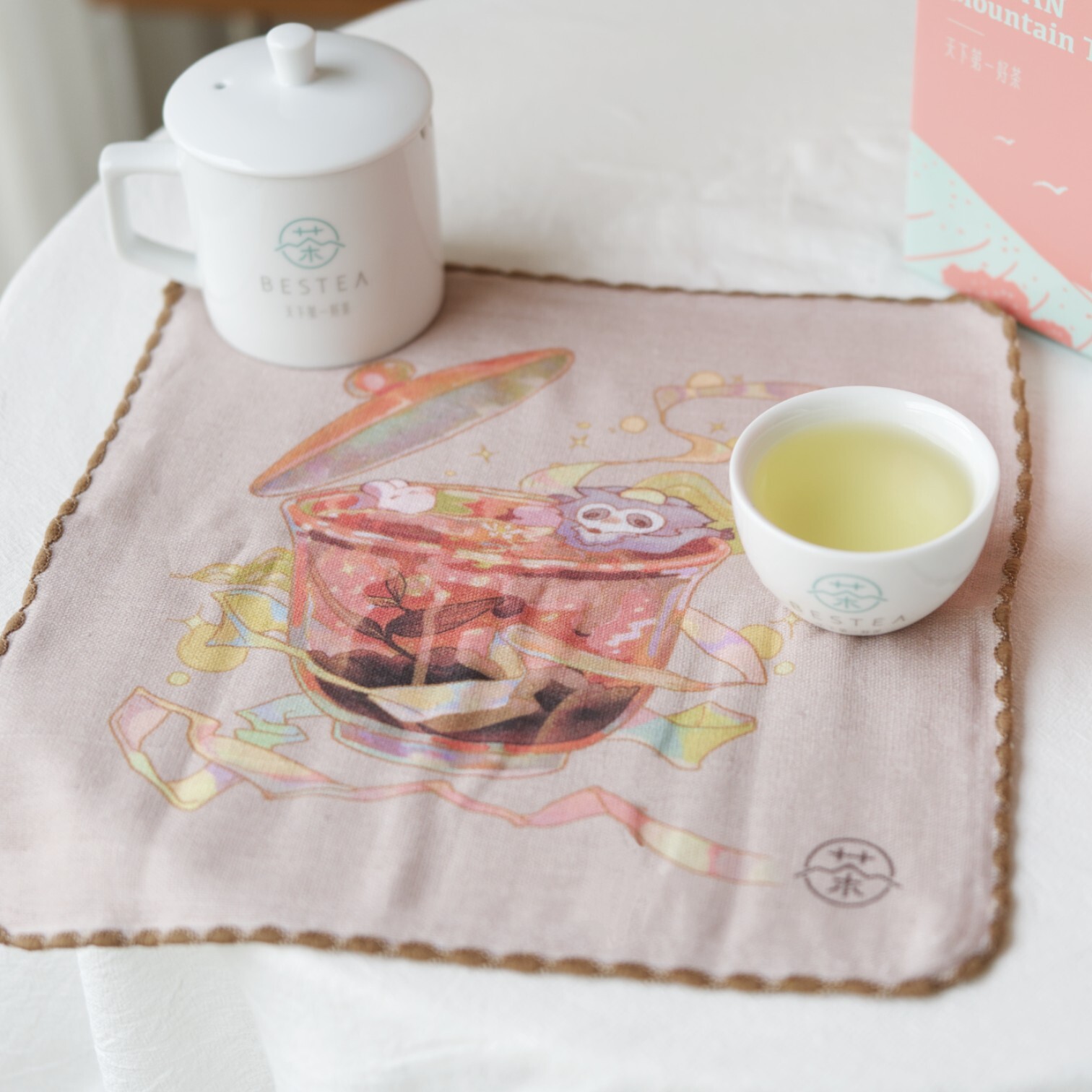 Tea Mat Cloth｜Original Illustration Design｜100% Cotton, Made in Taiwan