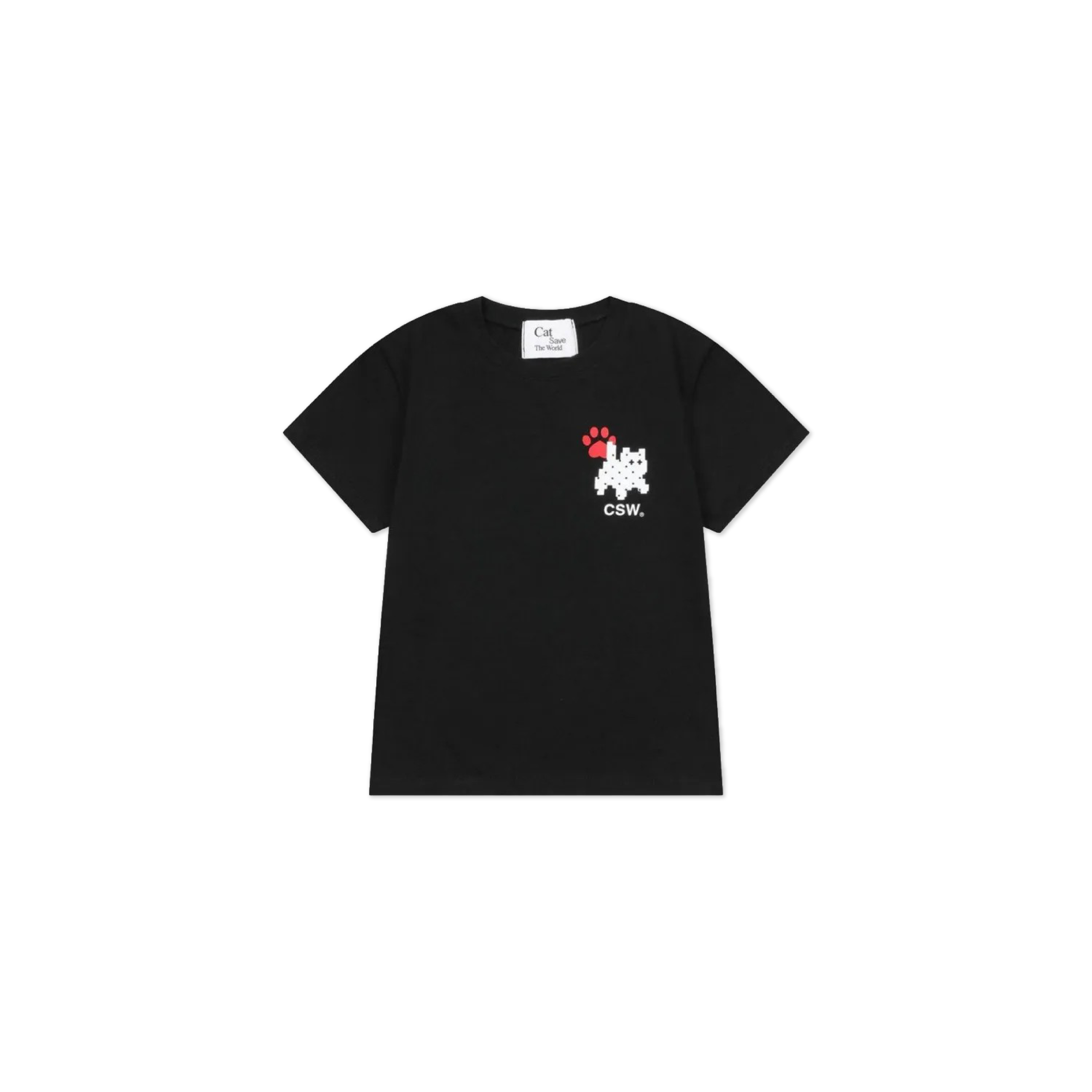 CSW Kiri Foot Stamp Short Sleeve Tee 短T 短袖