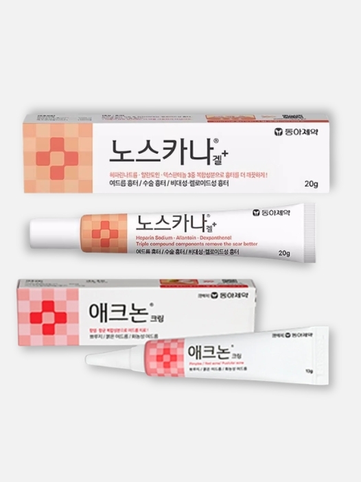 [袪痘除疤組合]韓國進口正貨｜Noscarna 除疤除痘印修復膏｜Acnon Cream 抗炎殺菌袪痘膏