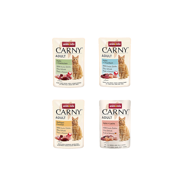 12入 Animonda愛諾德 Carny卡昵 主食貓餐包 85g