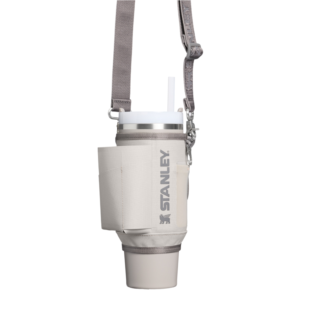 STANLEY 冒險系列 吸管隨手杯 0.88L 肩背帶 / 太空灰