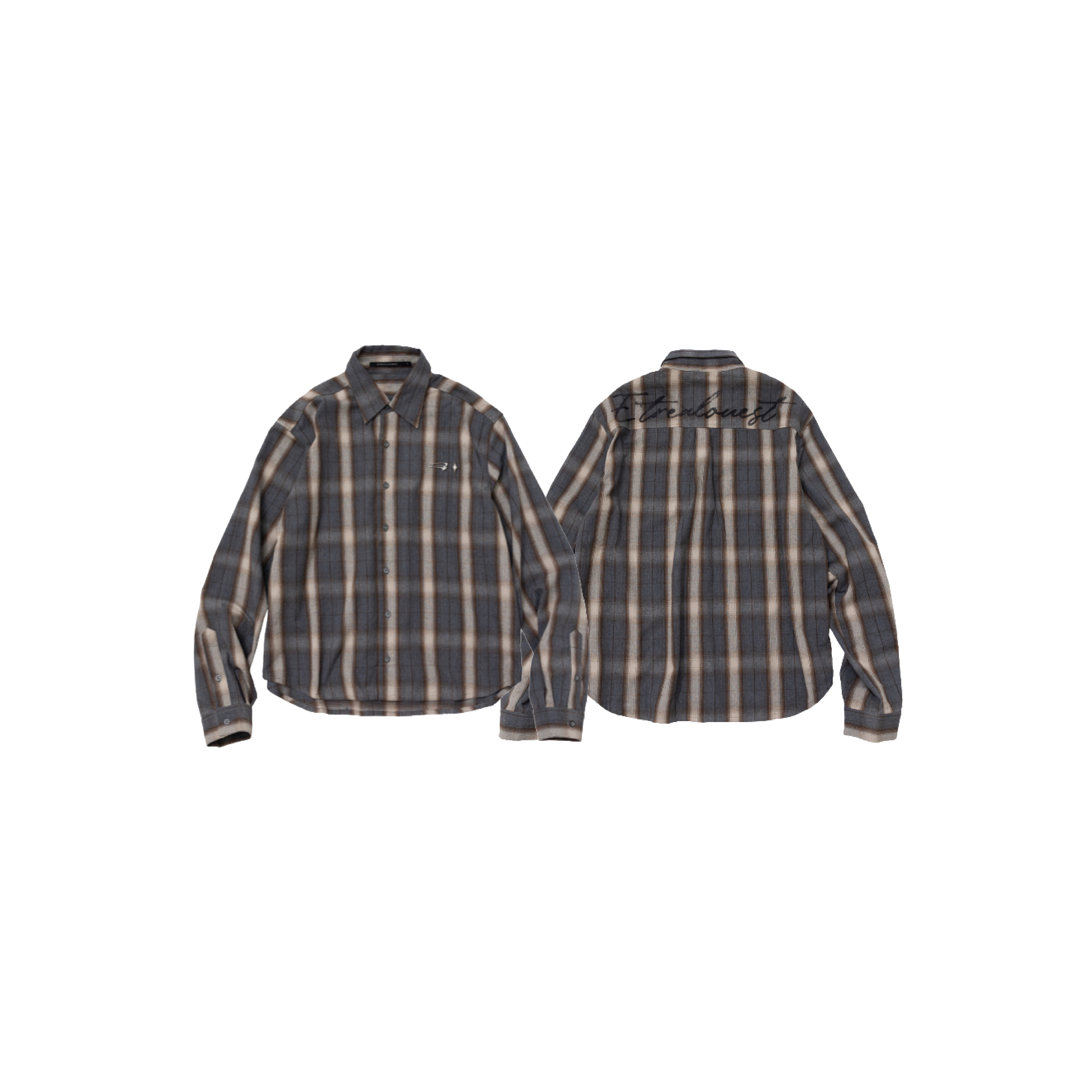 E’TREALOUEST EAL 26SS Heritage Flannel Long Shirt 格紋 襯衫