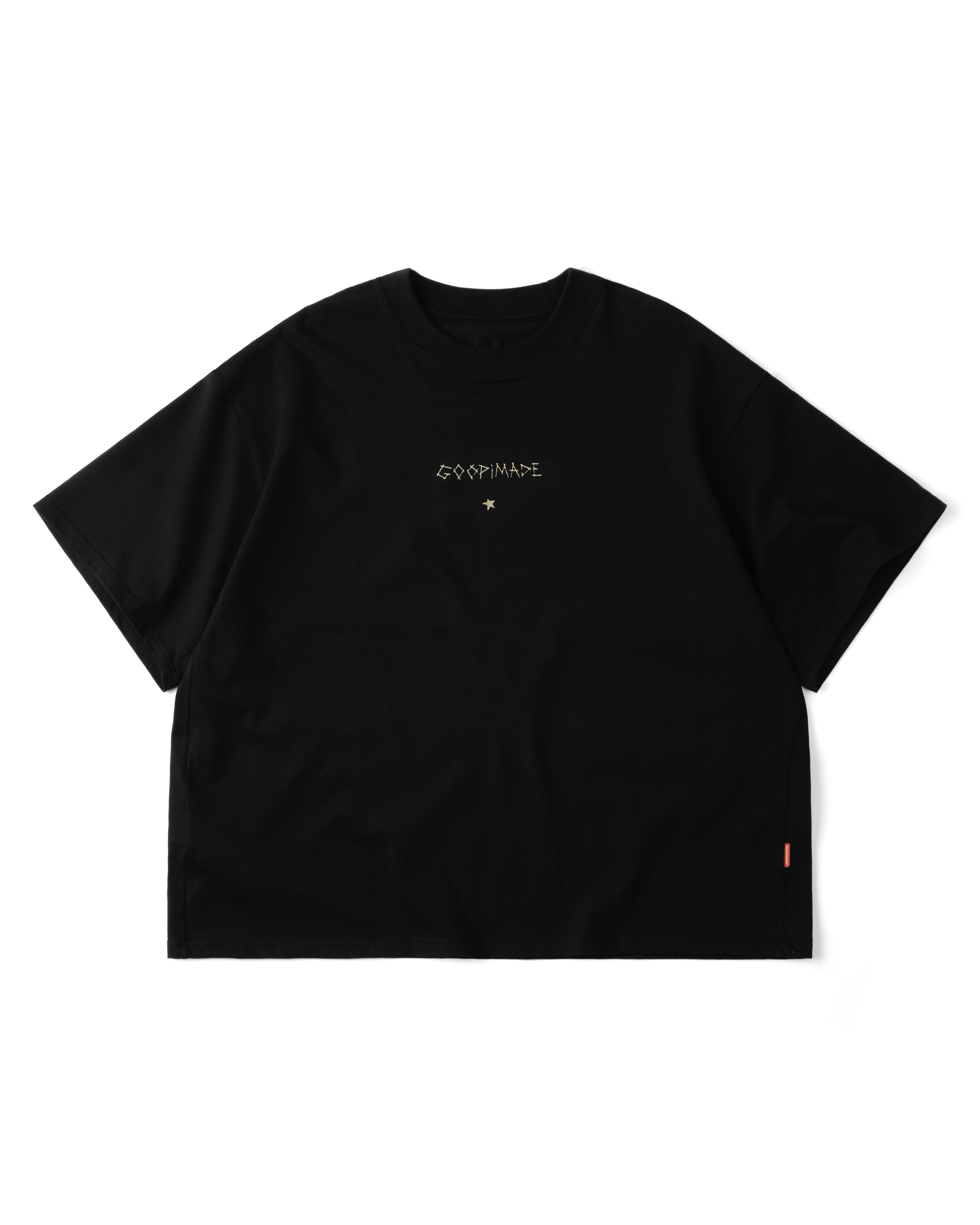 GOOPiMADE 01T-SYNC 荊棘圖像短袖 - Black
