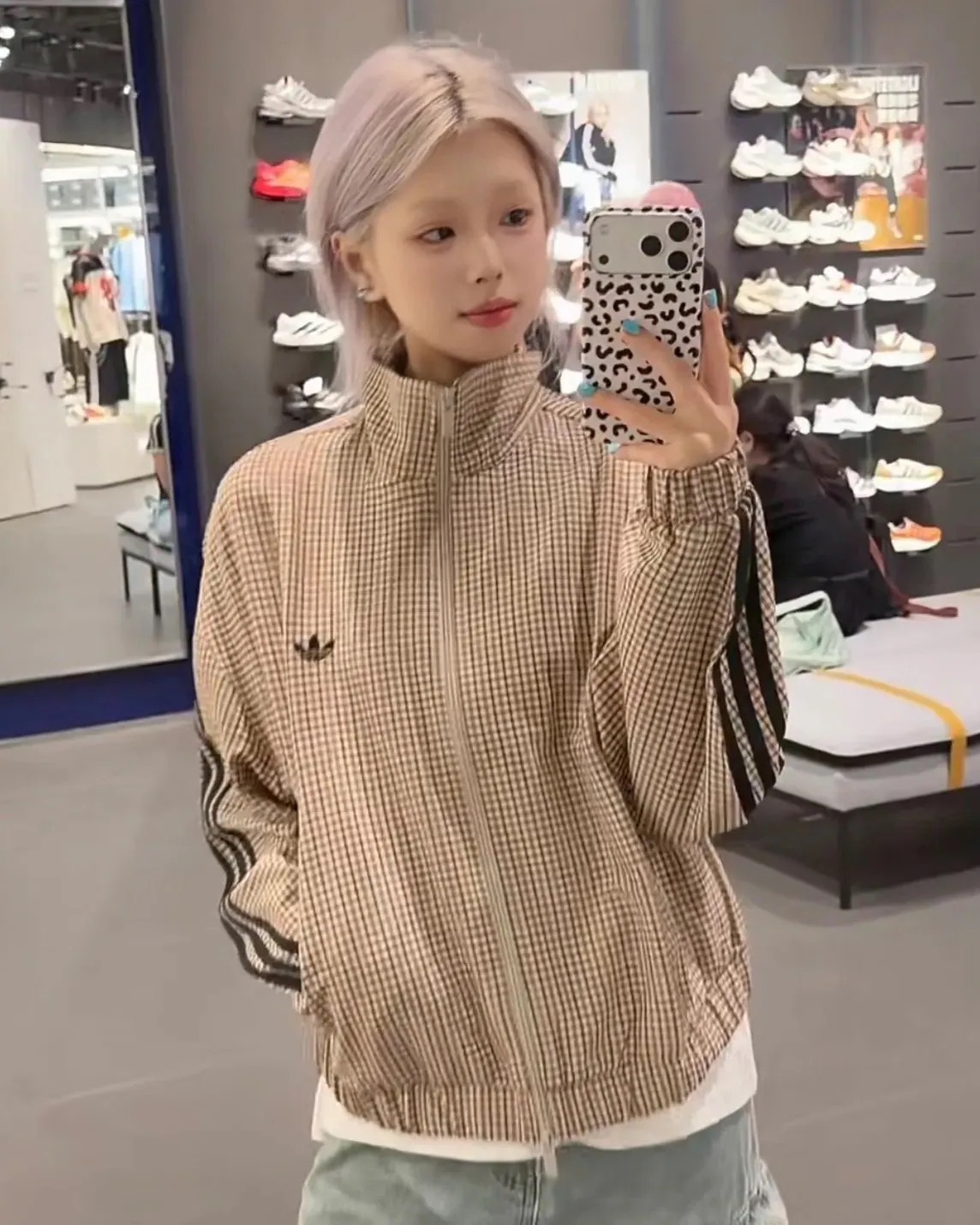 ADIDAS CHECKS TRACK 愛迪達 復古 撞色 格紋 雙拉鍊設計 套裝