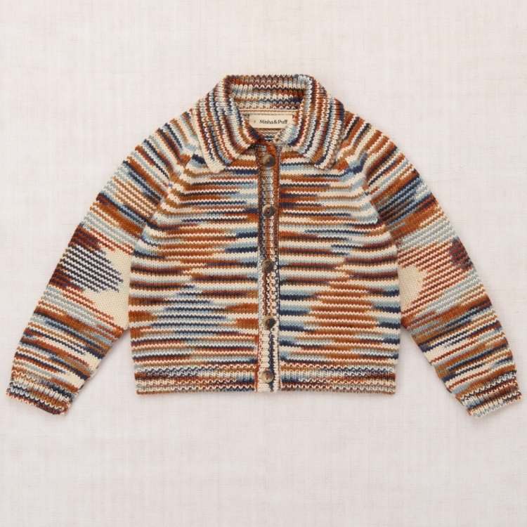 Misha & Puff 復古混色針織外套 Motley Cardigan - Neriage Space Dye