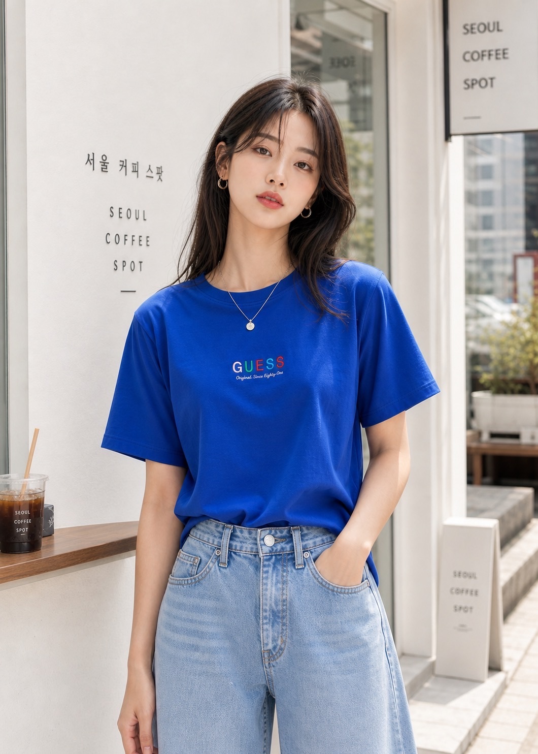 【優惠現貨】GUESS 彩色LOGO TEE（3色）