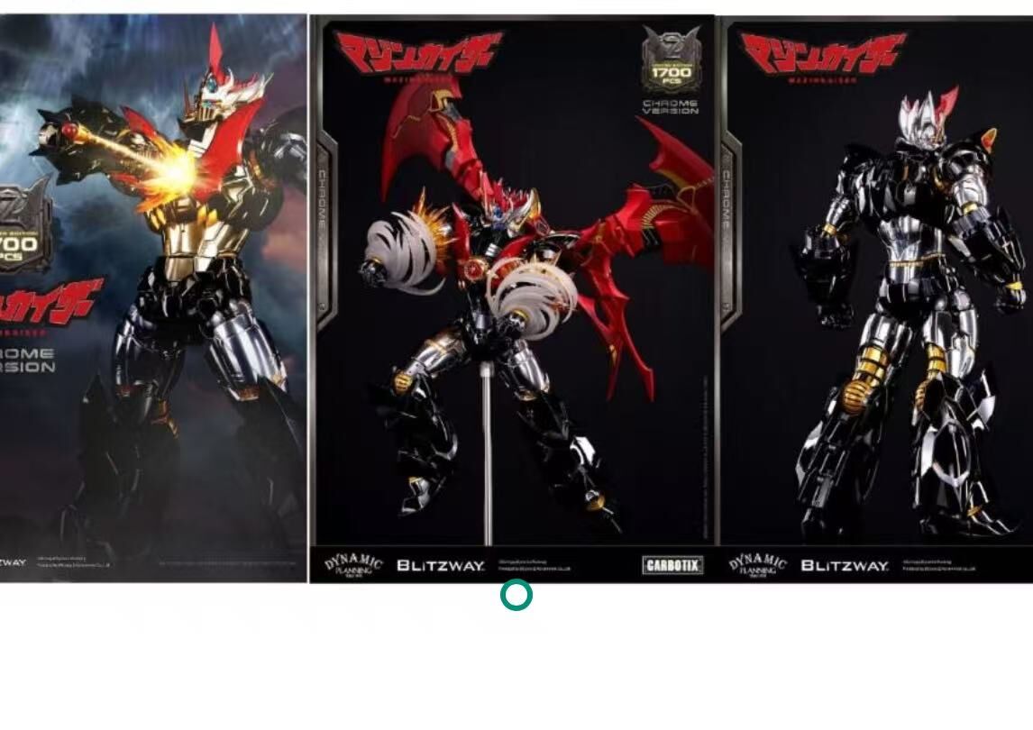 BLITZWAY Mazinger Z Mazinkaiser SKL Chrome Version 萬能俠 魔神Z 系列限量版 魔神凱撒電鍍版