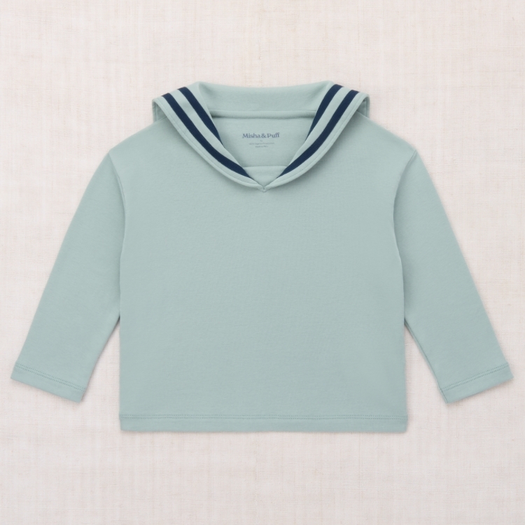 Misha & Puff 海軍領長袖上衣 Sailor Top - Onsen