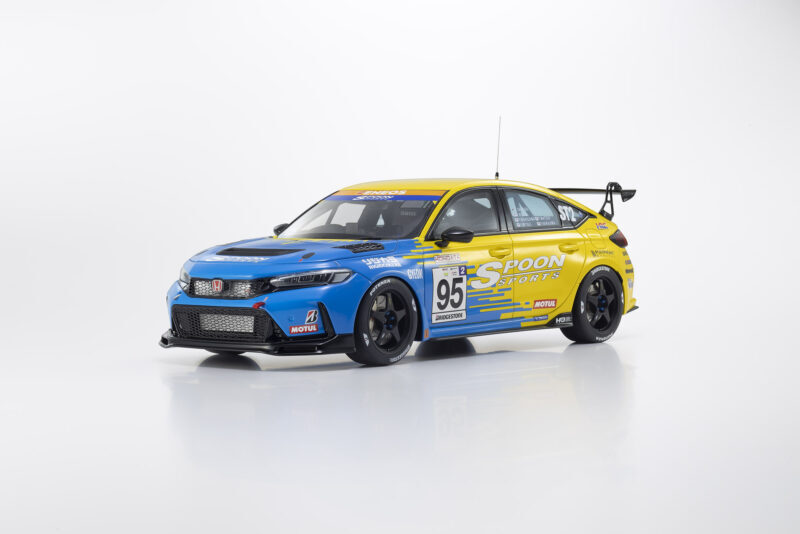 【買大送小】Kyosho京商 1/18 SPOON CIVIC TYPE R FL5 模型車+1/64 NSX 雙車組