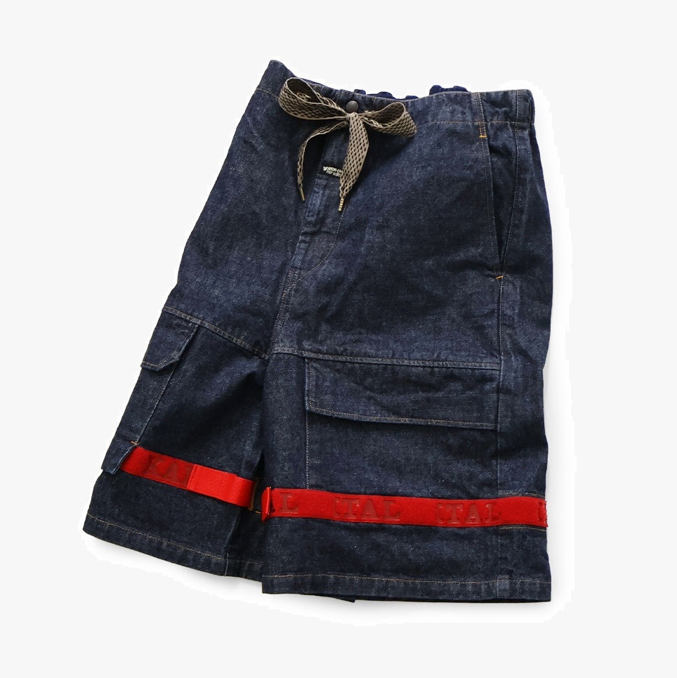 KAPITAL 14oz DENIM NOUVELLE SHUTTLE SHORTS - PRE ORDER ITEM (預訂中)