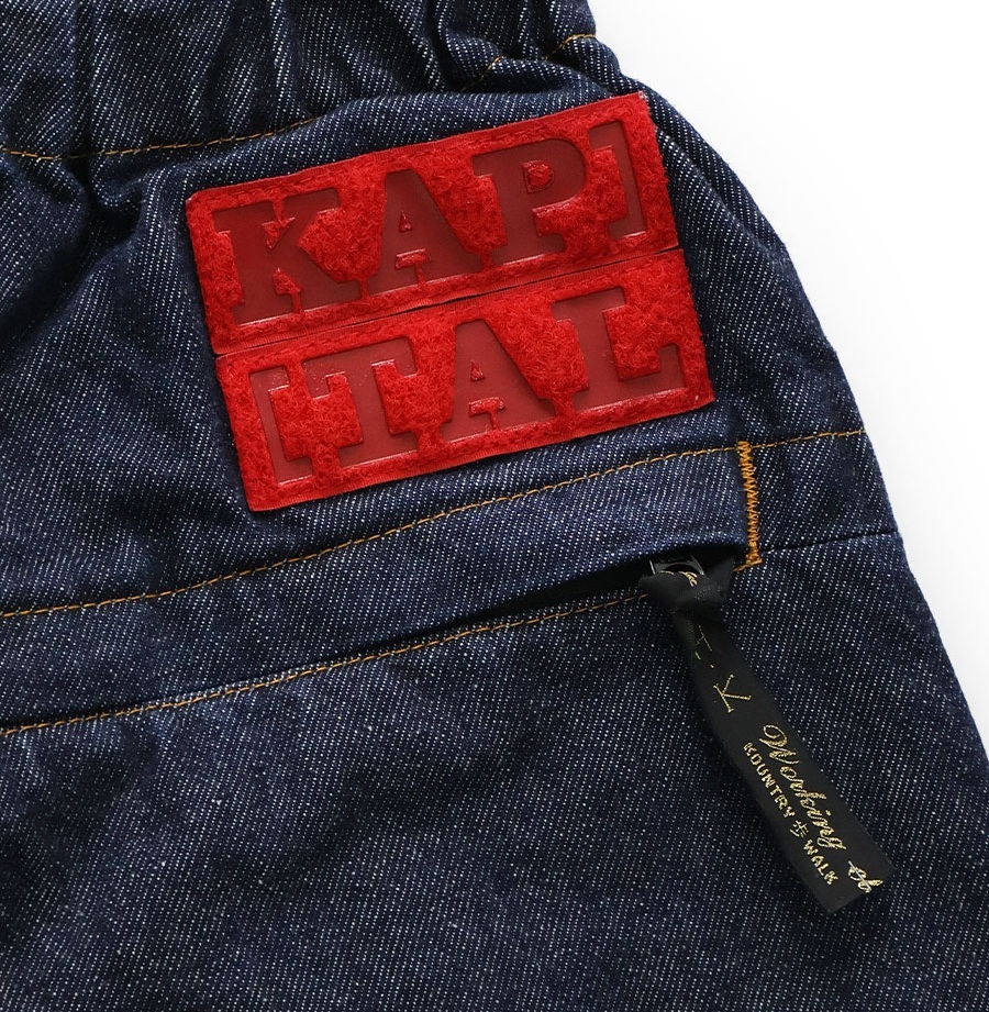 KAPITAL 14oz DENIM NOUVELLE SHUTTLE SHORTS - PRE ORDER ITEM (預訂中)