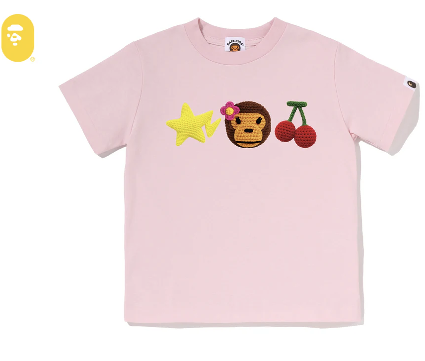【BAPE童裝】0718發售CROCHET LISA TEE
