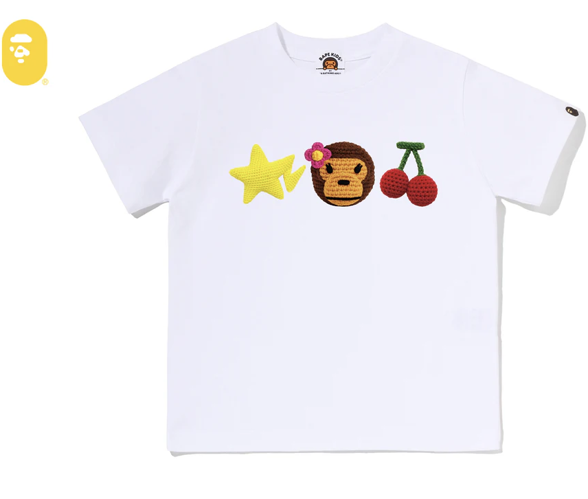 【BAPE童裝】0718發售CROCHET LISA TEE