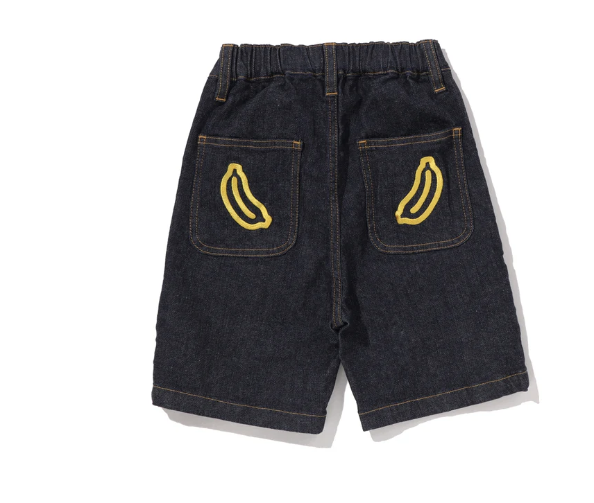 【BAPE童裝】0718發售BABY MILO 10 OZ DENIM SHORTS