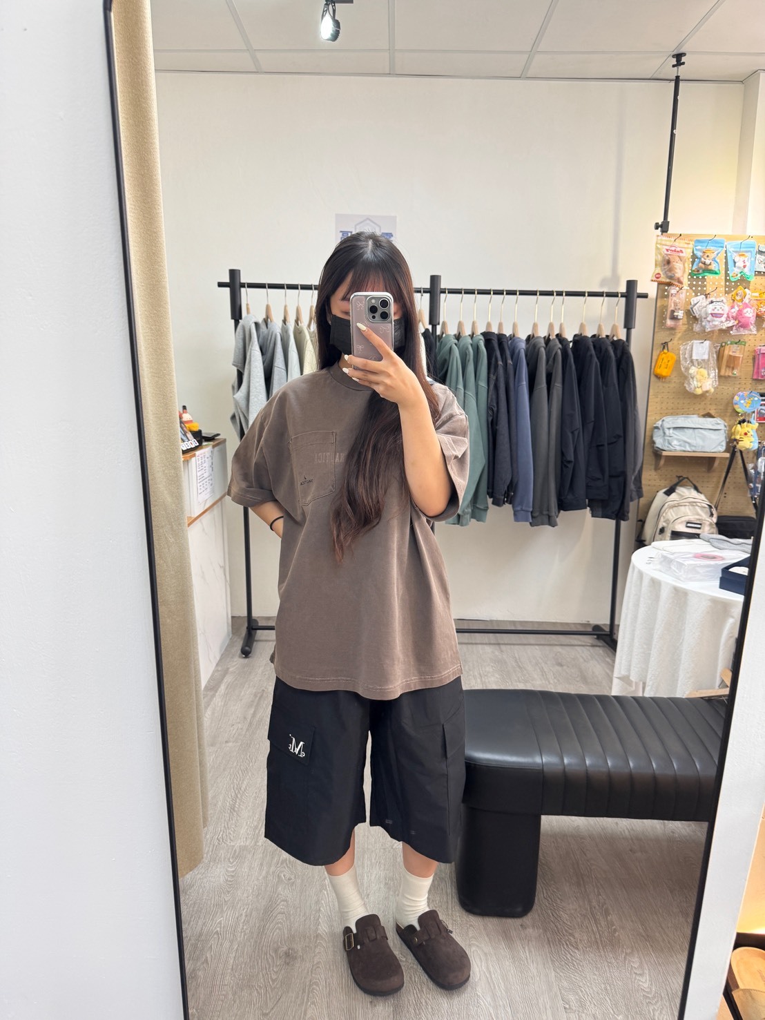 【OWN】Nautica 短袖 上衣 口袋 小LOGO 水洗 復古 刷白 刺繡 厚磅 落肩 不分男女 炭灰 咖啡色 深藍 日本線🇯🇵
