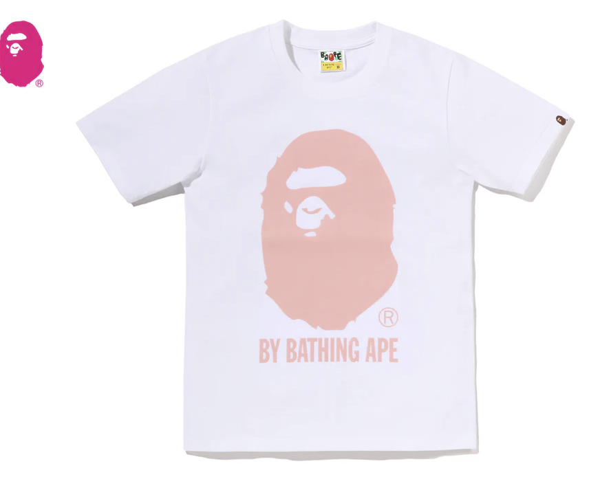 【BAPE女生】0718發售 正反面COLOR DENIM BY BATHING APE TEE