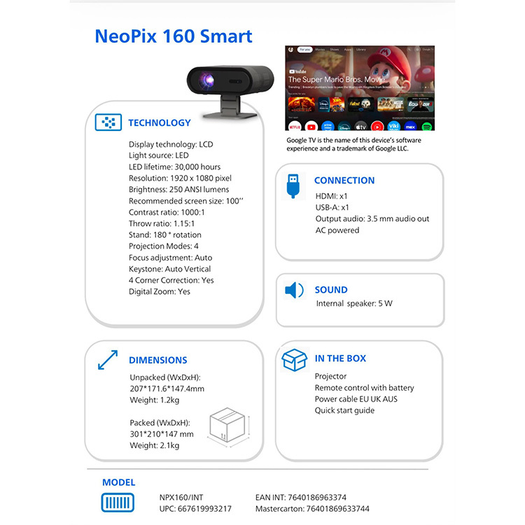 Philips NeoPix 160 Smart