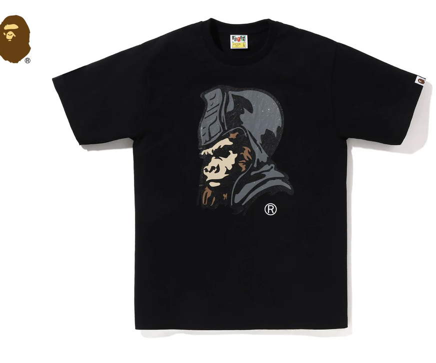 【BAPE男生】0718發售 亮光印刷GLITTER GENERAL TEE