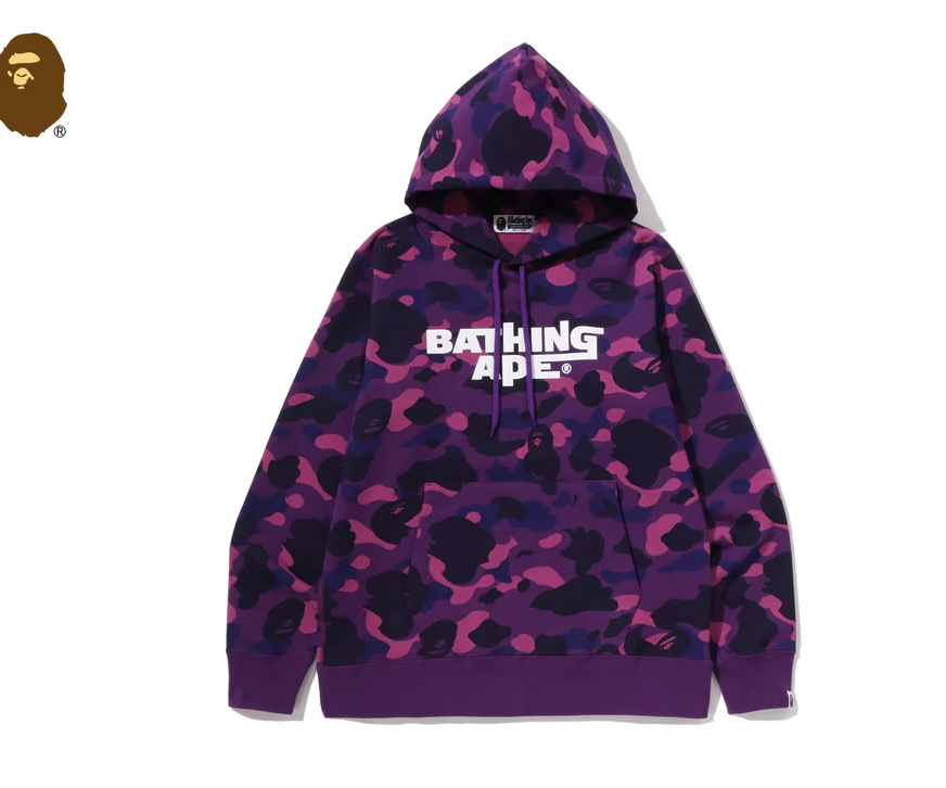 【BAPE男生】0718發售 COLOR CAMO PULLOVER HOODIE