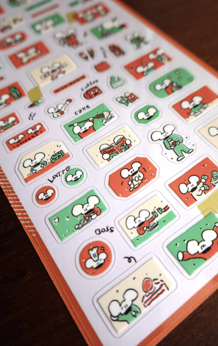 1991w2992｜鼠老闆 Daily Stickers vol.02