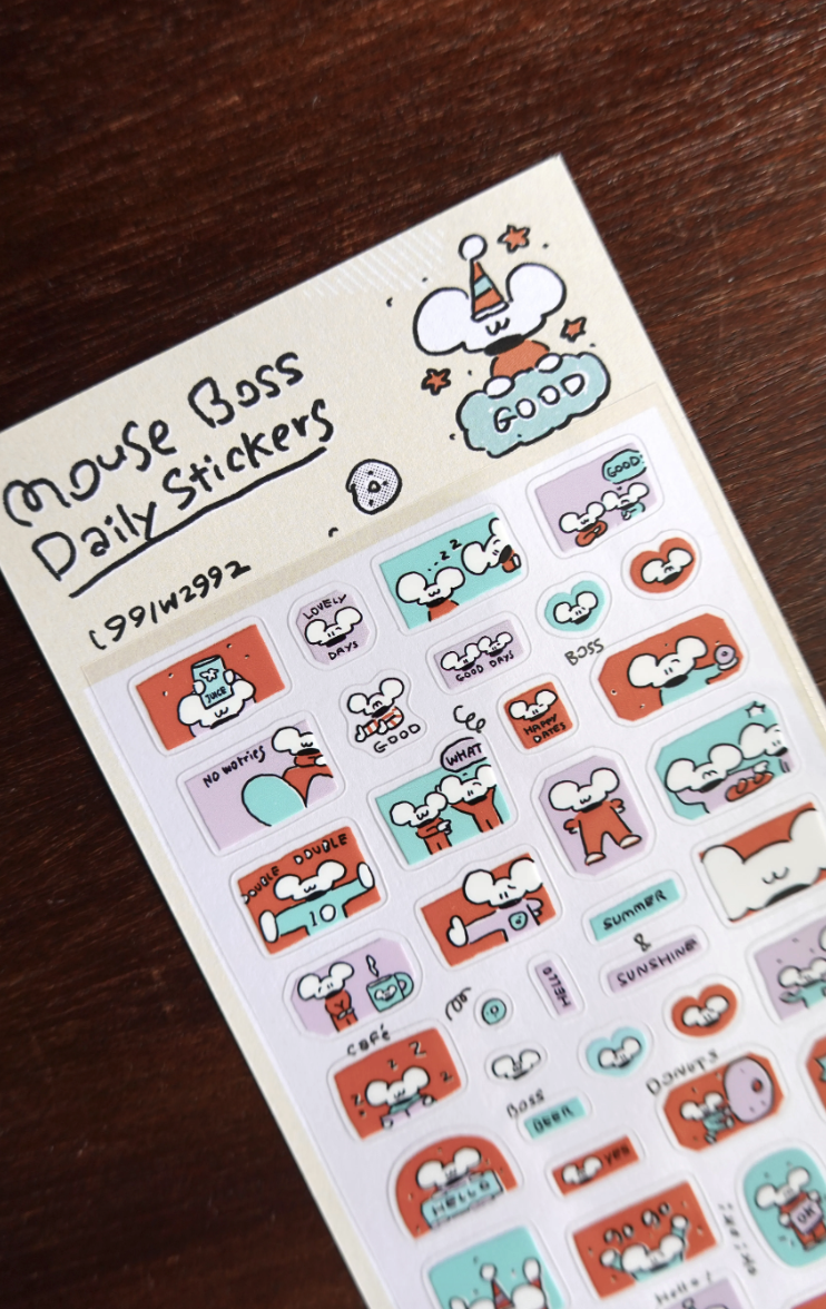 1991w2992｜鼠老闆 Daily Stickers vol.03