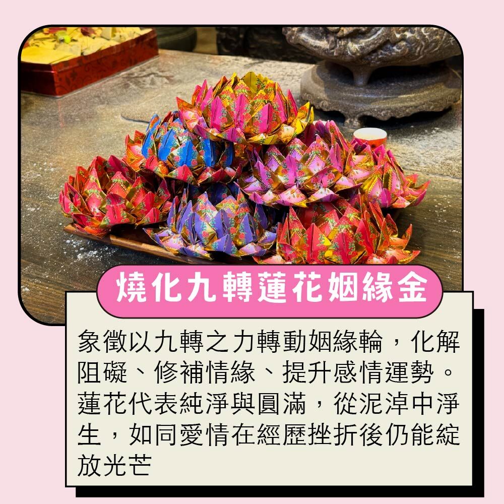 燒化九轉蓮花姻緣金