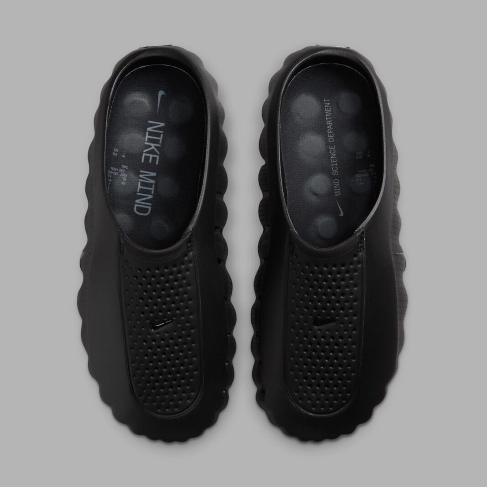 Nike Mind 001 "Triple Black" 賽前穆勒鞋 全黑 黑魂 黑色 恢復鞋 科技 未來 拖鞋 懶人拖 HQ4307-005