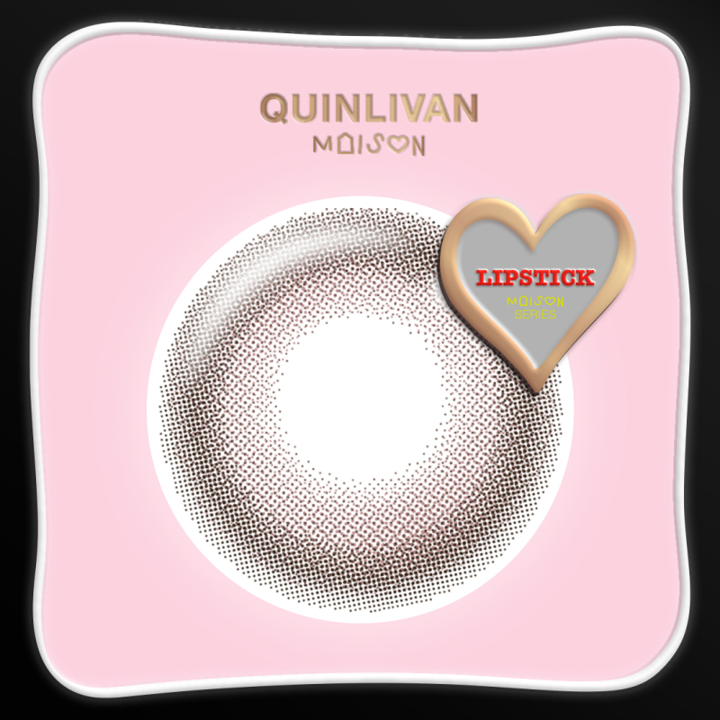 QUINLIVAN Maison Series Color Contact Lens 1Day -Lipstick 10pcs/box