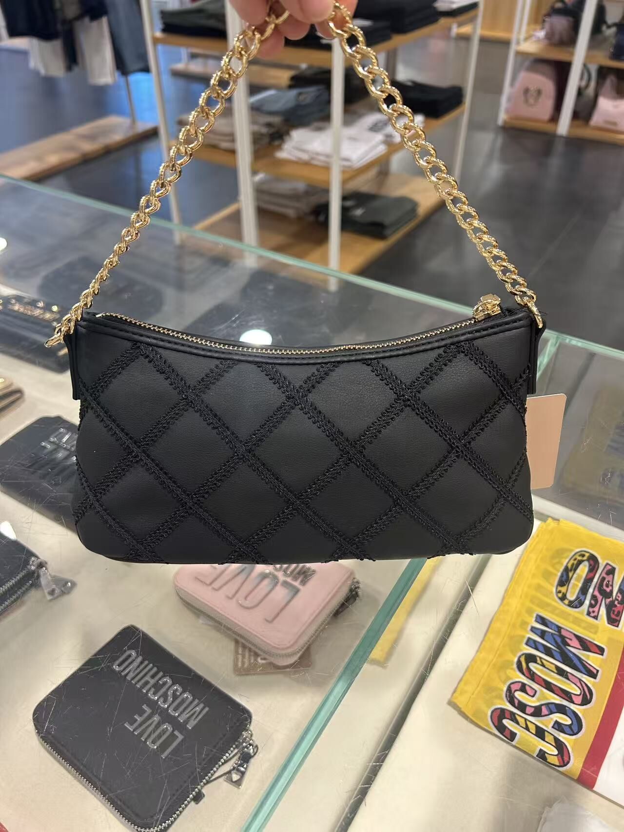 LYS02101 Love Moschino Hobo Bag Small LOVE