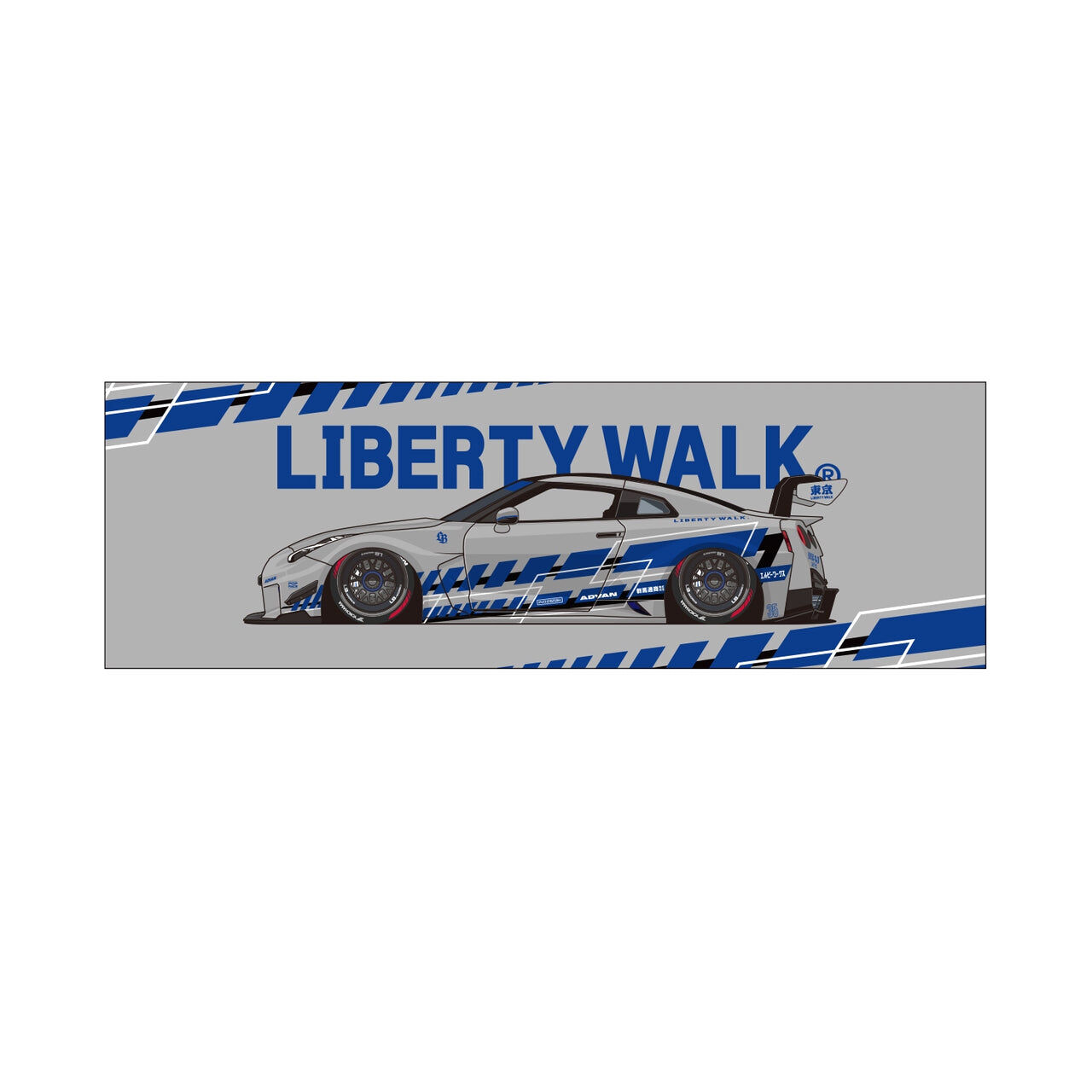 【LIBERTY WALK】0718發售 貼紙 LIBERTYWALK R35 BOX STICKER