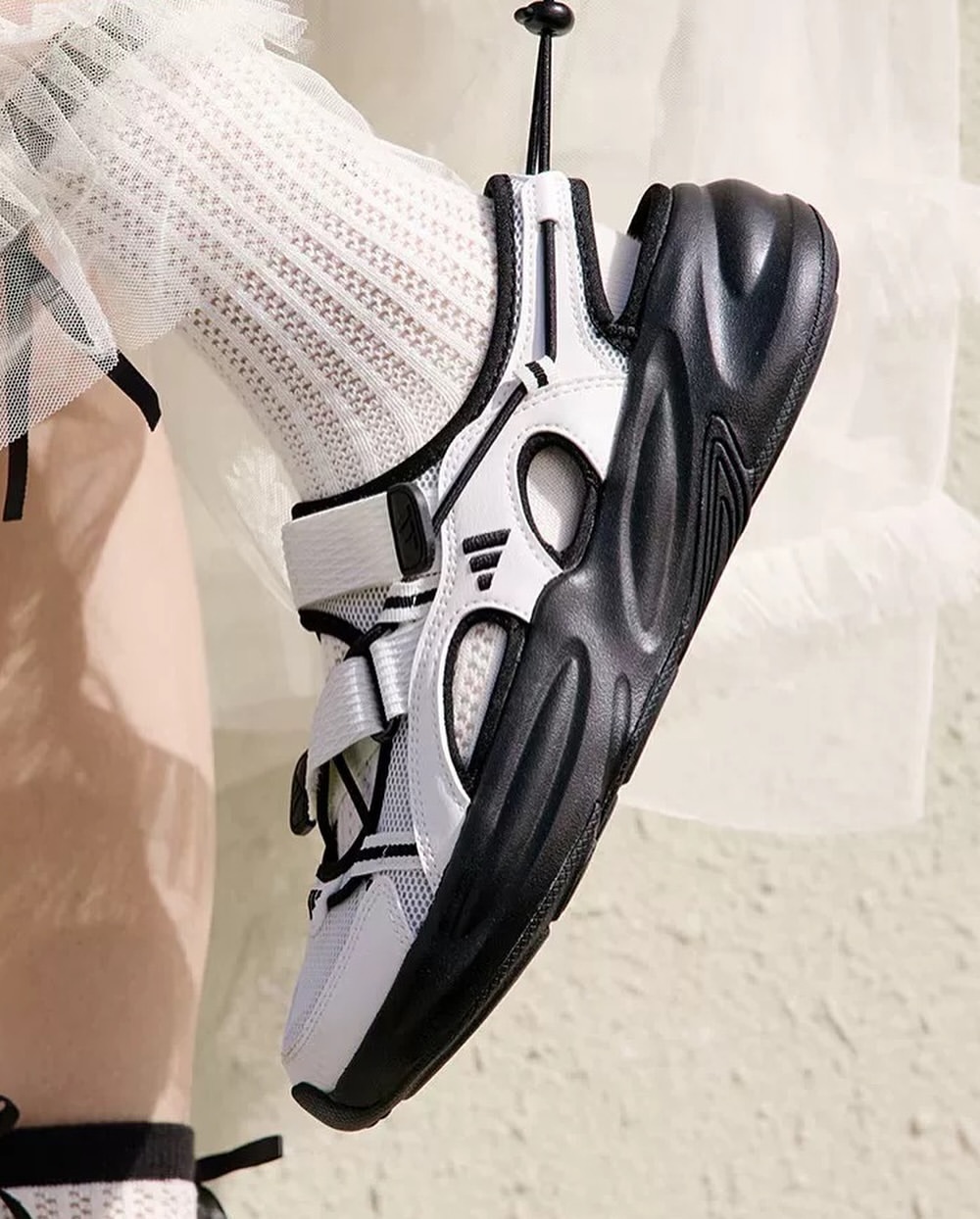 [預訂] Adidas OZWAVE SANDAL | WHITE BLACK