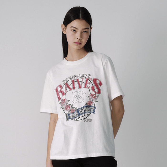 RAIVE｜Vintage Rose Graphic T-shirt [3 colors]