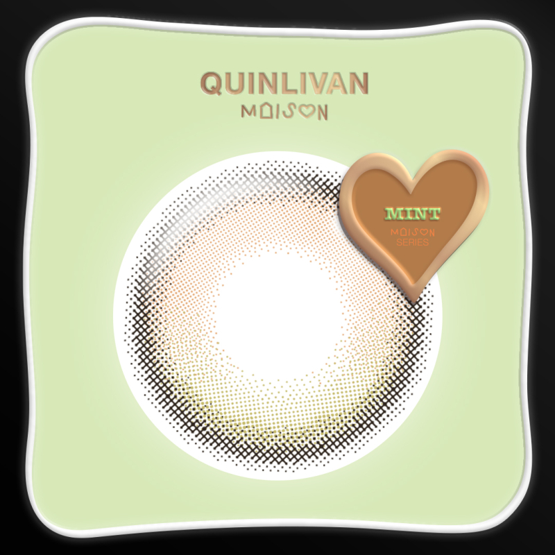 QUINLIVAN Maison Series Color Contact Lens 1Day -Mint 10pcs/box