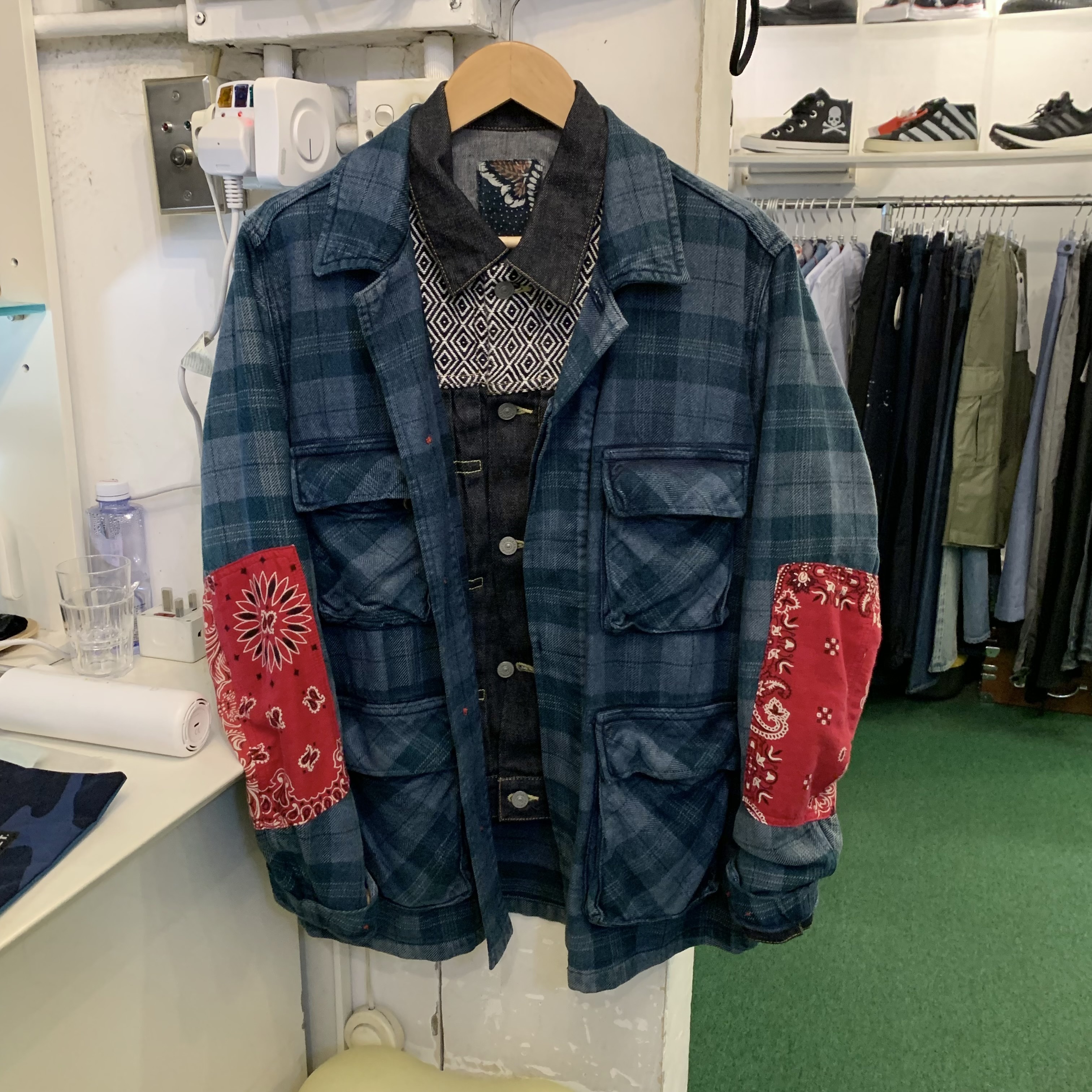 VISVIM KILGORE JKT GIZA (BANDANA) *F.I.L EXCLUSIVE - INDIGO SIZE 3 IN STOCK NOW (現貨發售中)