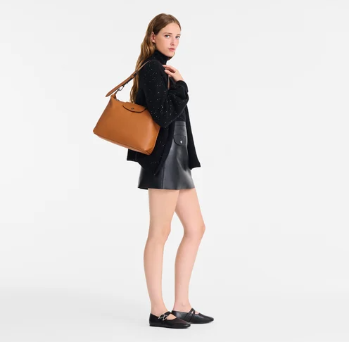 【預購】 Longchamp K071702 Le Pliage Xtra M Hobo 單肩包(COGNAC)