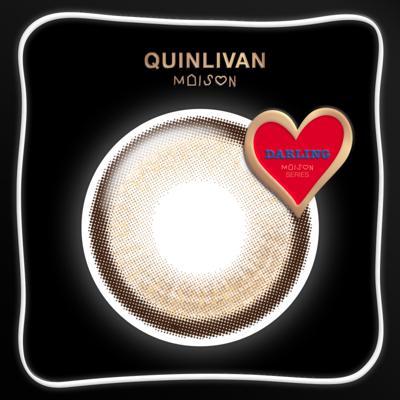 QUINLIVAN Maison Series Color Contact Lens 1Day -Darling 10pcs/box