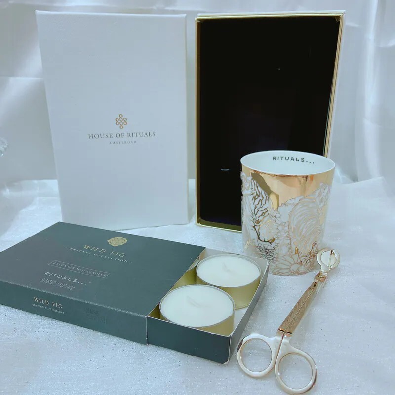 RITUALS Luxury Candle Holder & Scented Candles SET