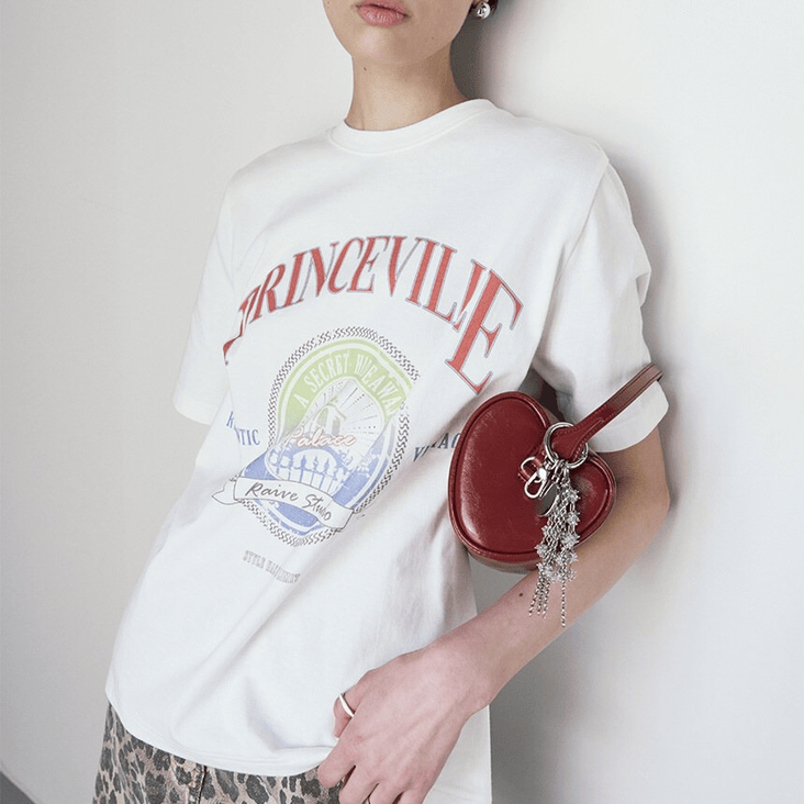 RAIVE｜PRINCEVILLE Print T-Shirt [2 colors]