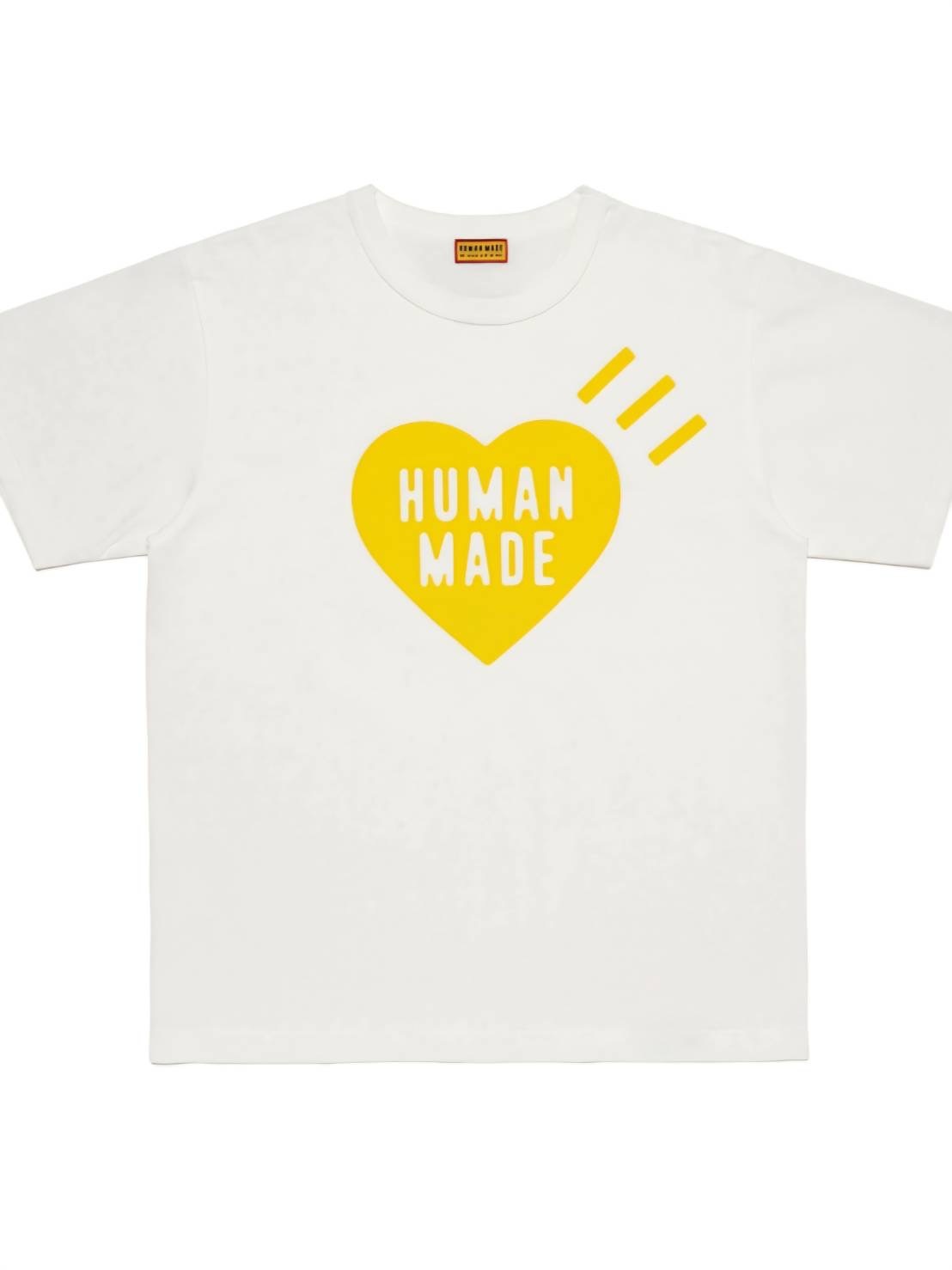 【HUMAN MADE】0718店鋪限定 大阪黃愛心短TEE