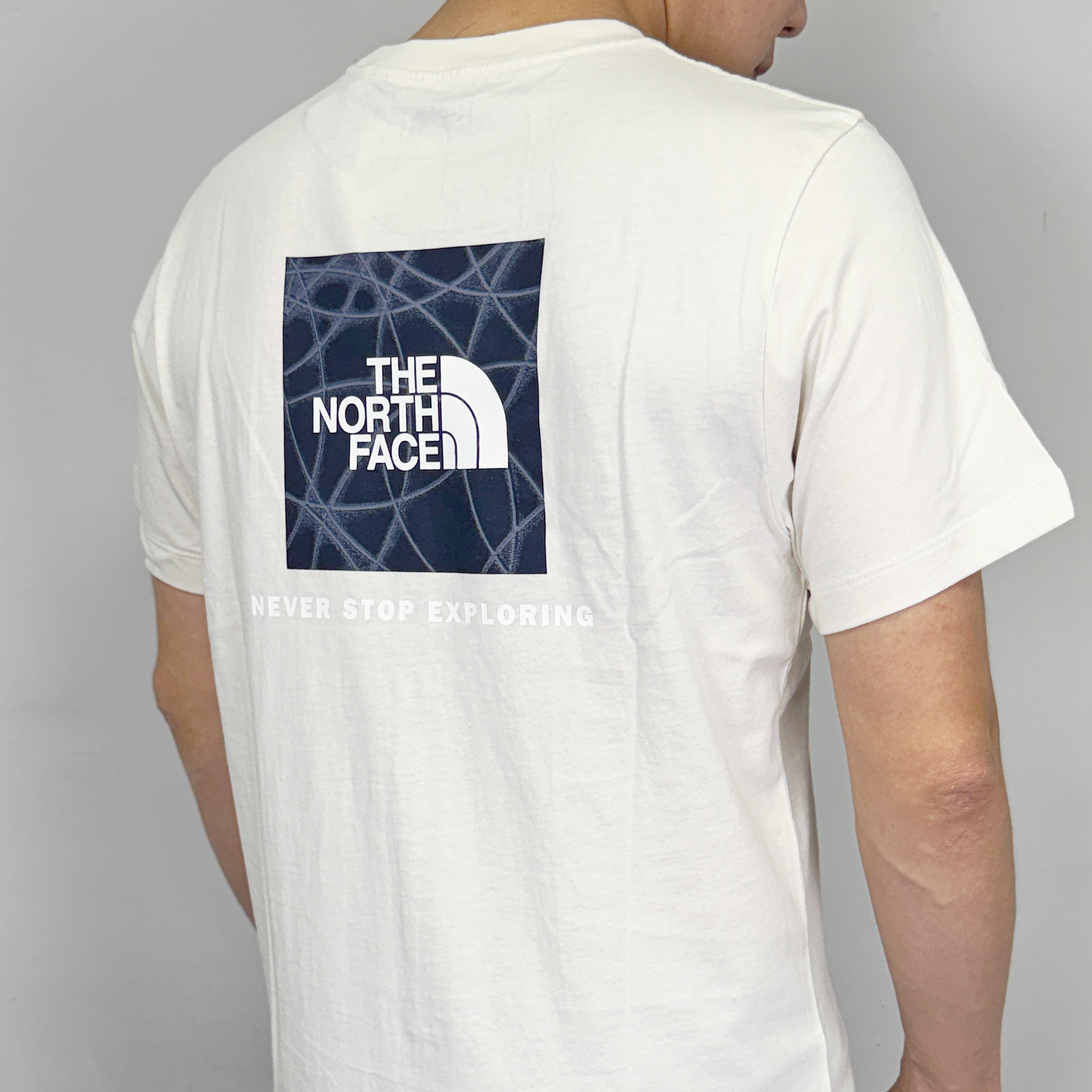 The North Face 北臉 背後幾何線條方塊 短袖上衣 短T