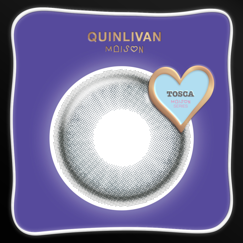 QUINLIVAN Maison Series Color Contact Lens 1Day -Tosca 10pcs/box