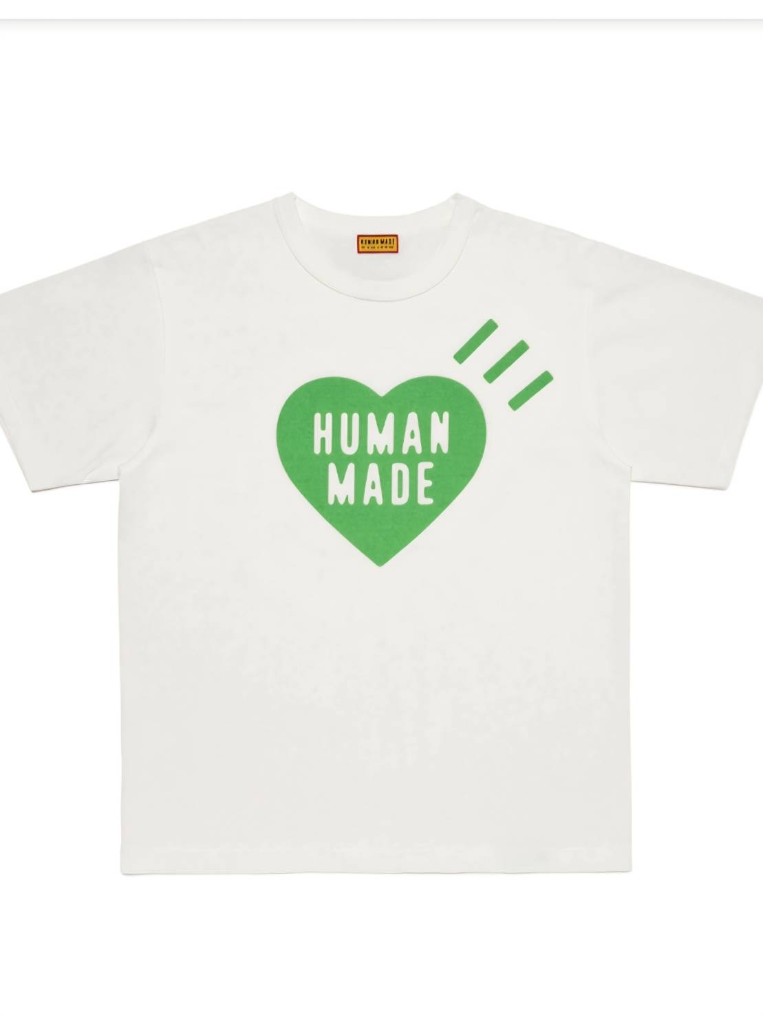 【HUMAN MADE】0718店鋪限定 京都1928綠愛心短TEE